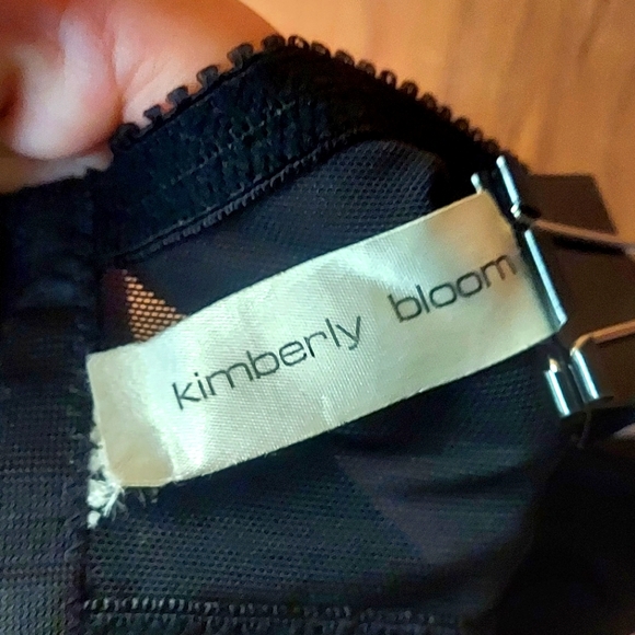 Kimberly Bloom Vintage Black Embellished Bustier Top - Picture 3 of 12